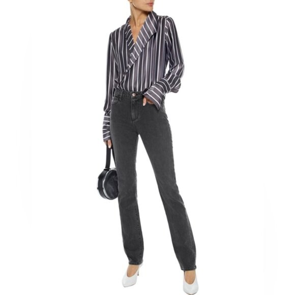 NWT SIMON MILLER W009 GASPER Jeans Garment Dye Slim Boot USA Made 🇺🇸 Size 27 - Picture 1 of 15